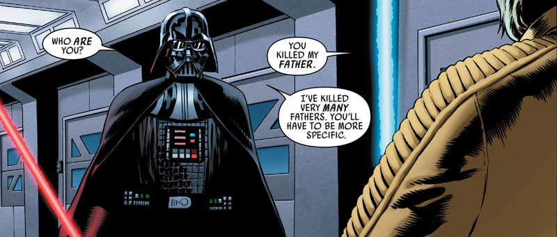 From Star Wars #2, by by Jason Aaron, John Cassaday, and Laura Martin.